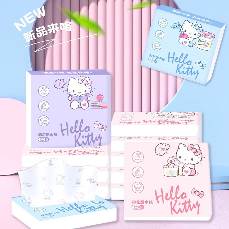 Travel Accessories Japan - Nuovi Fazzoletti Hello Kitty in Confezione