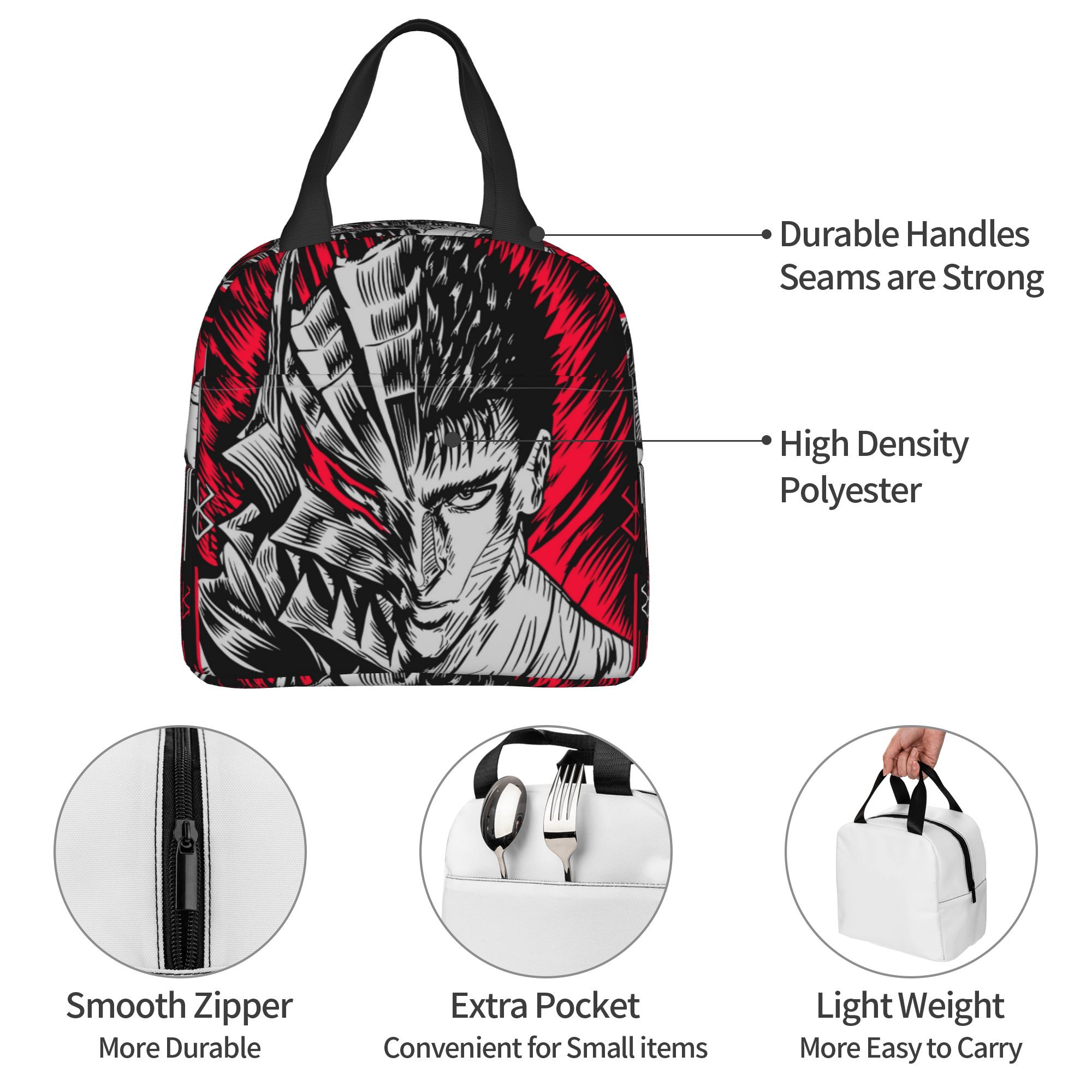 Travel Accessories Brand - Borsa termica per il pranzo B-Berserks