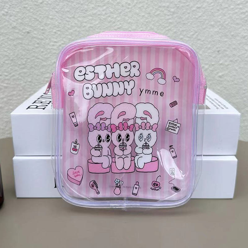 Travel Accessories Japan - Borsa per il Trucco Trasparente Esther