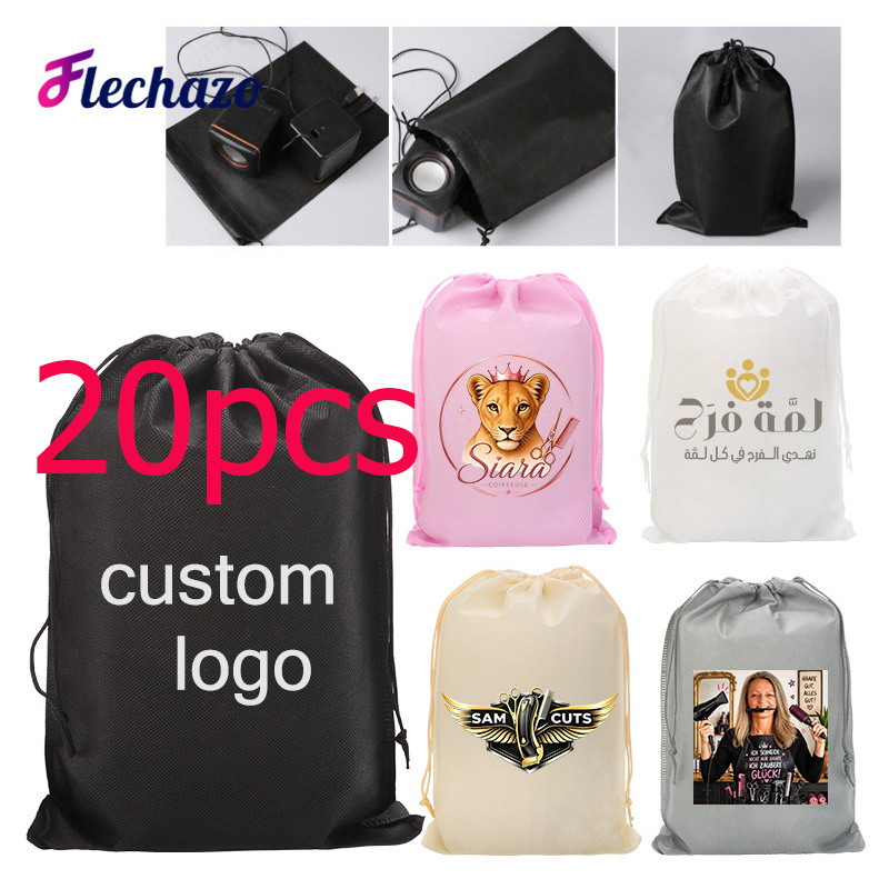 Travel Accessories Logo - 20 sacchetti porta parrucche antipolvere per