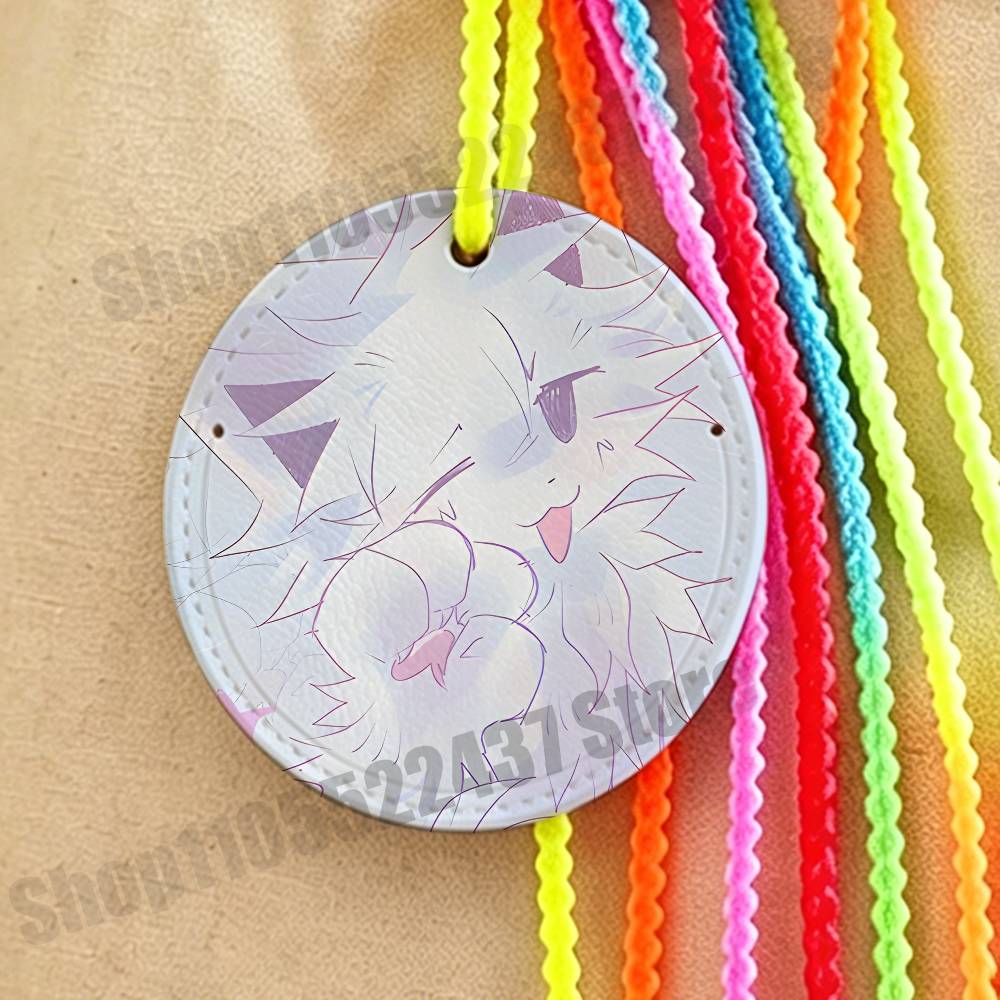 Luggage Tag Leather - Etichetta per bagagli creativa con simpatico