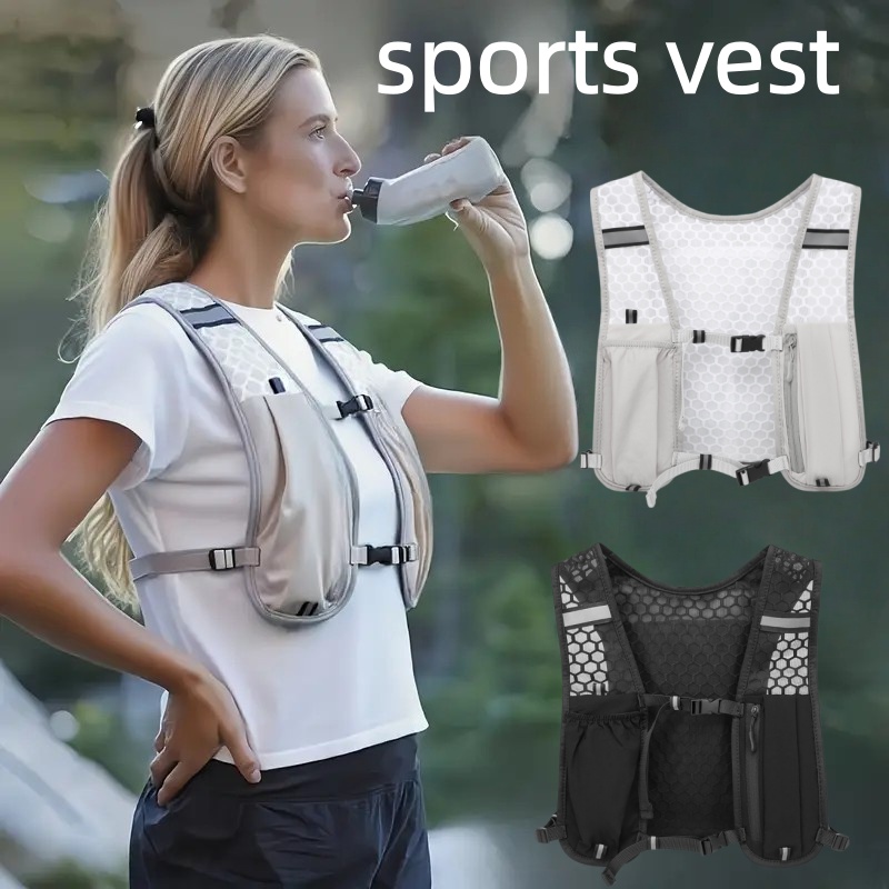 Hydration Pack Backpack - Gilet da Corsa Unisex Impermeabile e