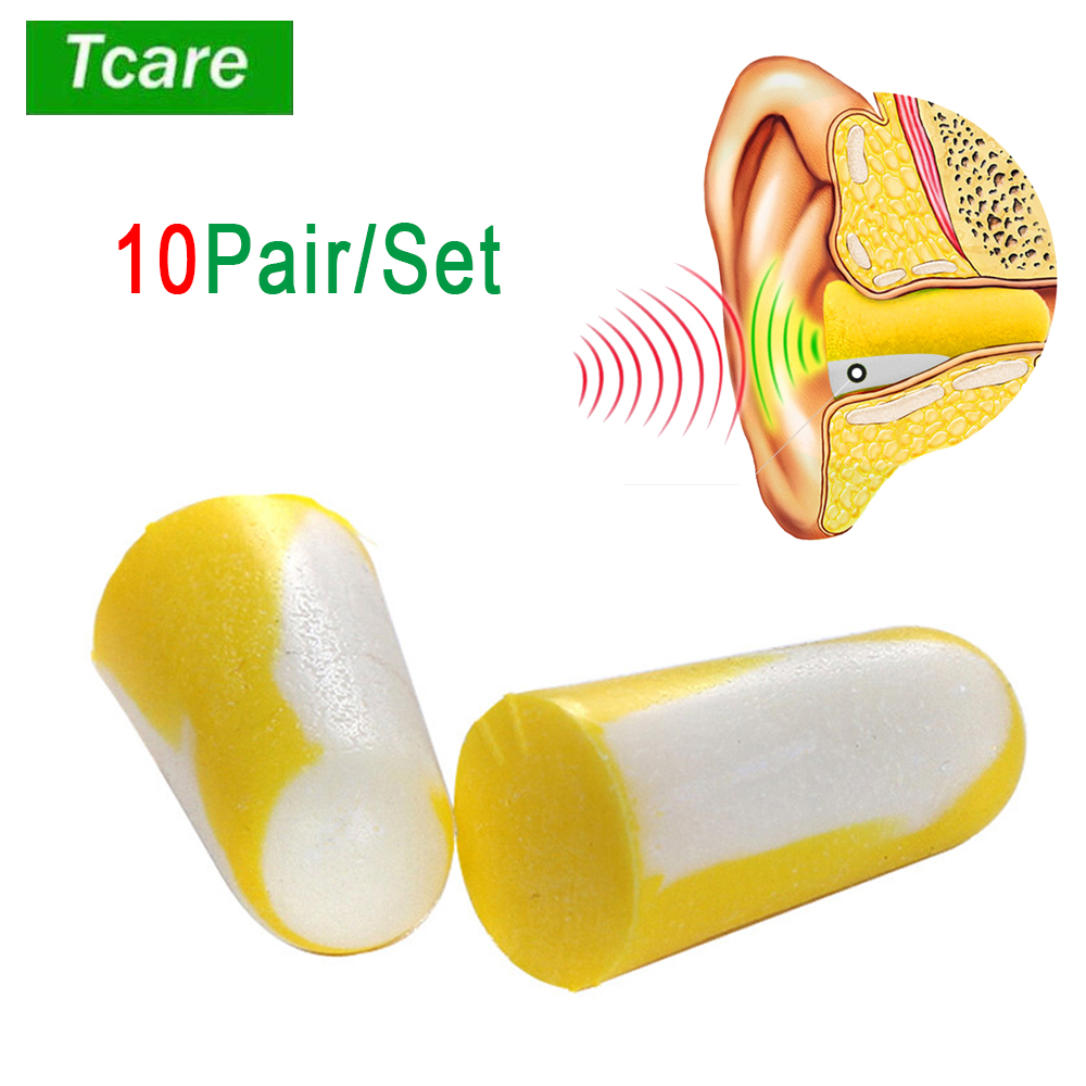 Earplug Set Foam - Tcare 10 paia/set Tappi per le
