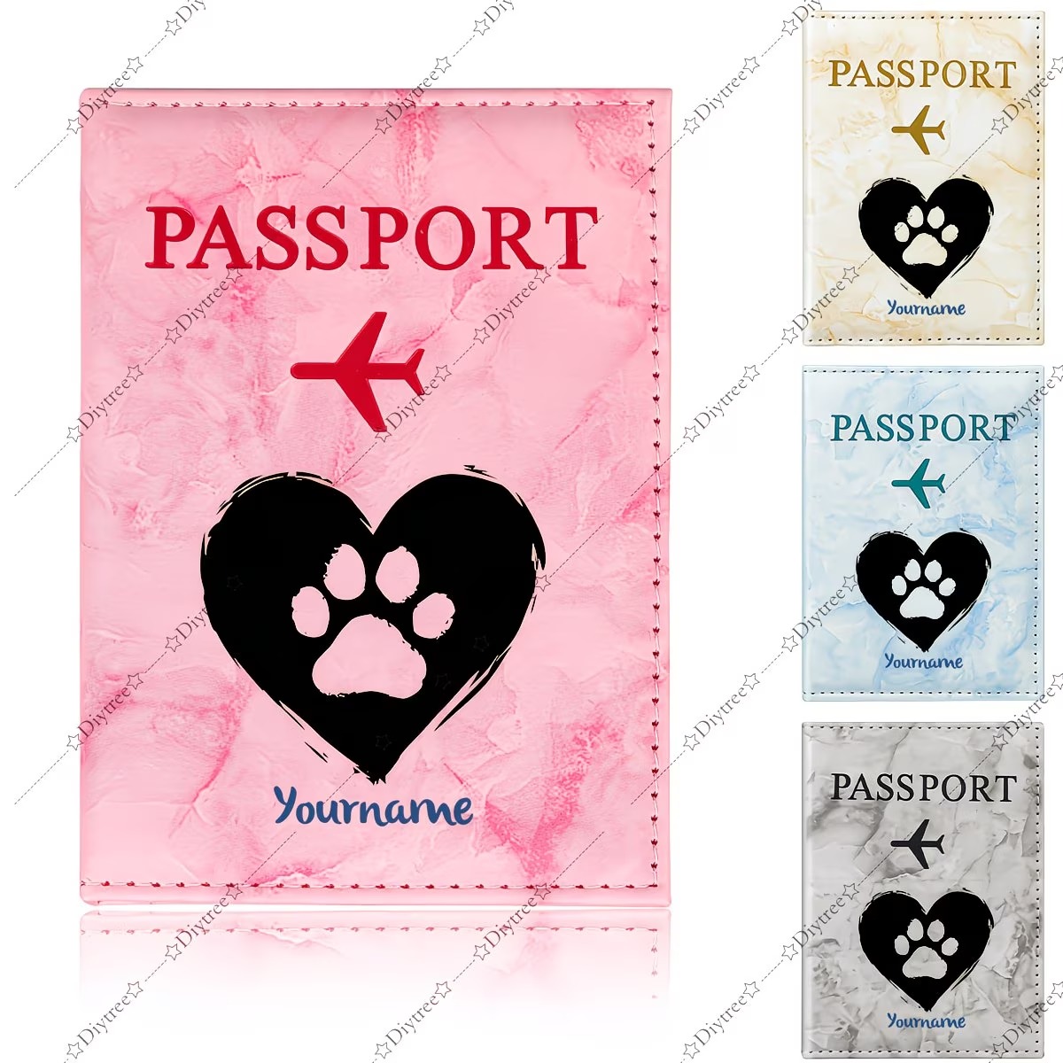 Travel Accessories Essentials - Copertina personalizzata per passaporto di animali