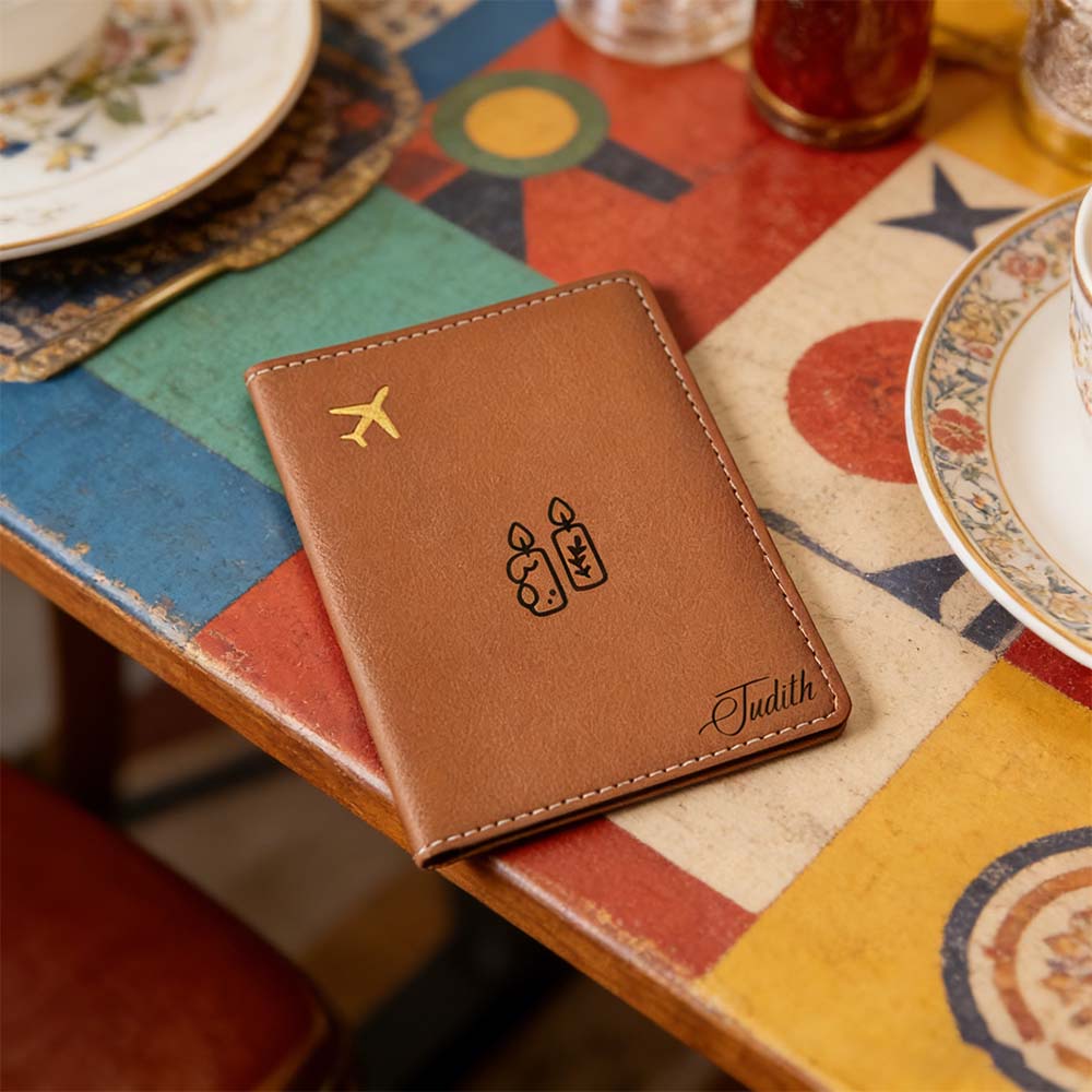 Travel Accessories Meaning - 1 Pezzo Porta Passaporto Personalizzato con