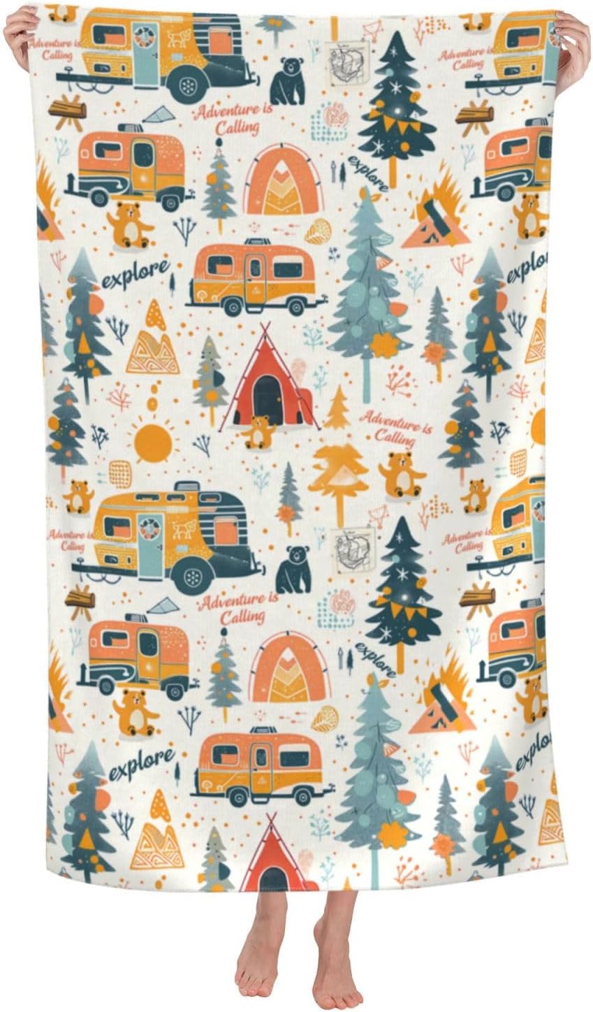 Travel Towel Quick Dry - Telo Mare da Campeggio in Microfibra