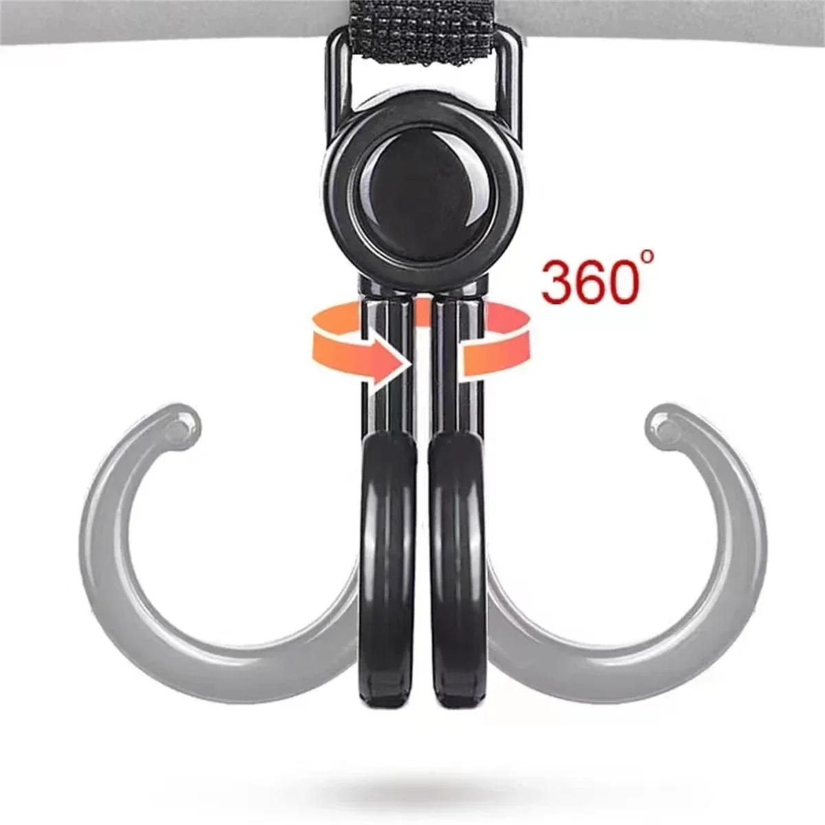 Doppi ganci girevoli Passeggin - Travel Accessories For 2 Year Old recensione e prezzo