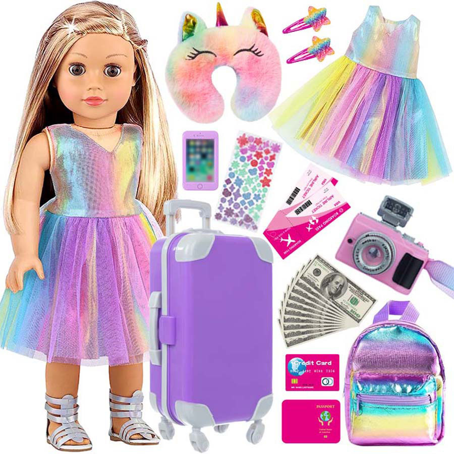 Set da Viaggio per Bambole da  - Travel Accessories For Kids recensione e prezzo
