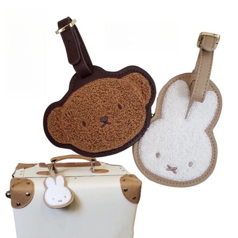 Hot Cartoon Miffy Series Etich - Luggage Tag Leather recensione e prezzo