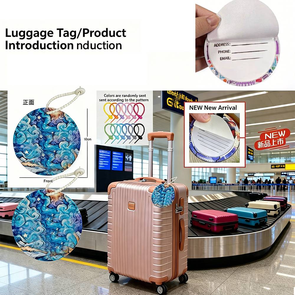 Etichetta Antifurto per Bagagl - Luggage Tag Leather recensione e prezzo