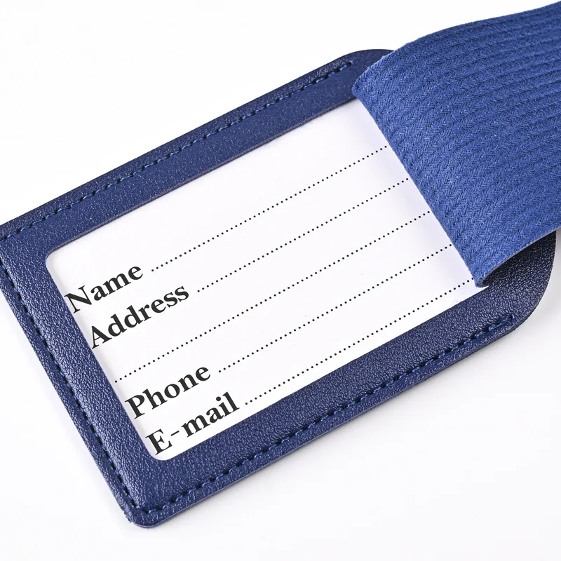 1pc addensare PU stampa a cald - Luggage Tag Leather recensione e prezzo