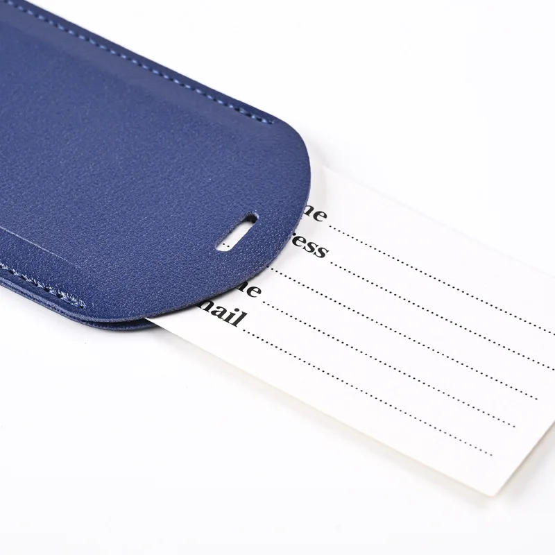 1pc addensare PU stampa a cald - Luggage Tag Leather recensione e prezzo