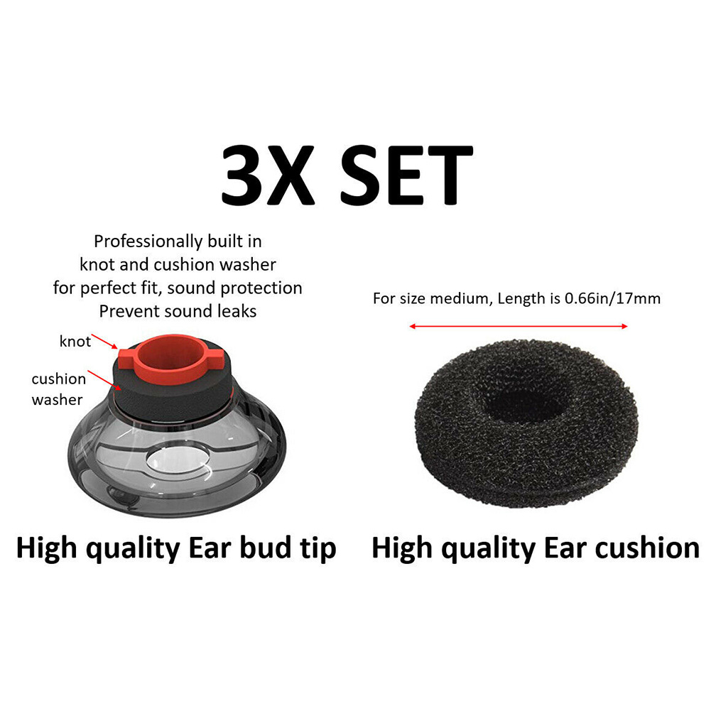 Set di 6 Cuscinetti Auricolari - Earplug Set Foam recensione e prezzo