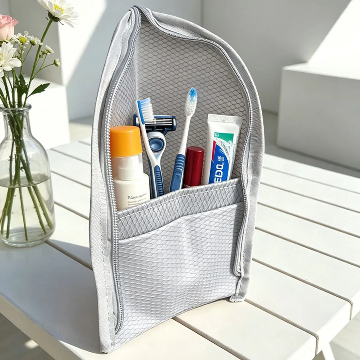 Borsa da Toilette in Rete Tras - Travel Accessories Organizer Case recensione e prezzo