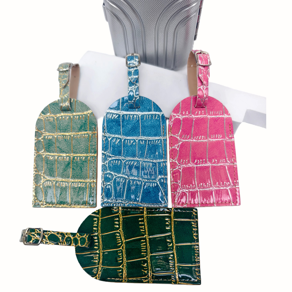 Etichetta per bagagli con bord - Luggage Tag Leather recensione e prezzo