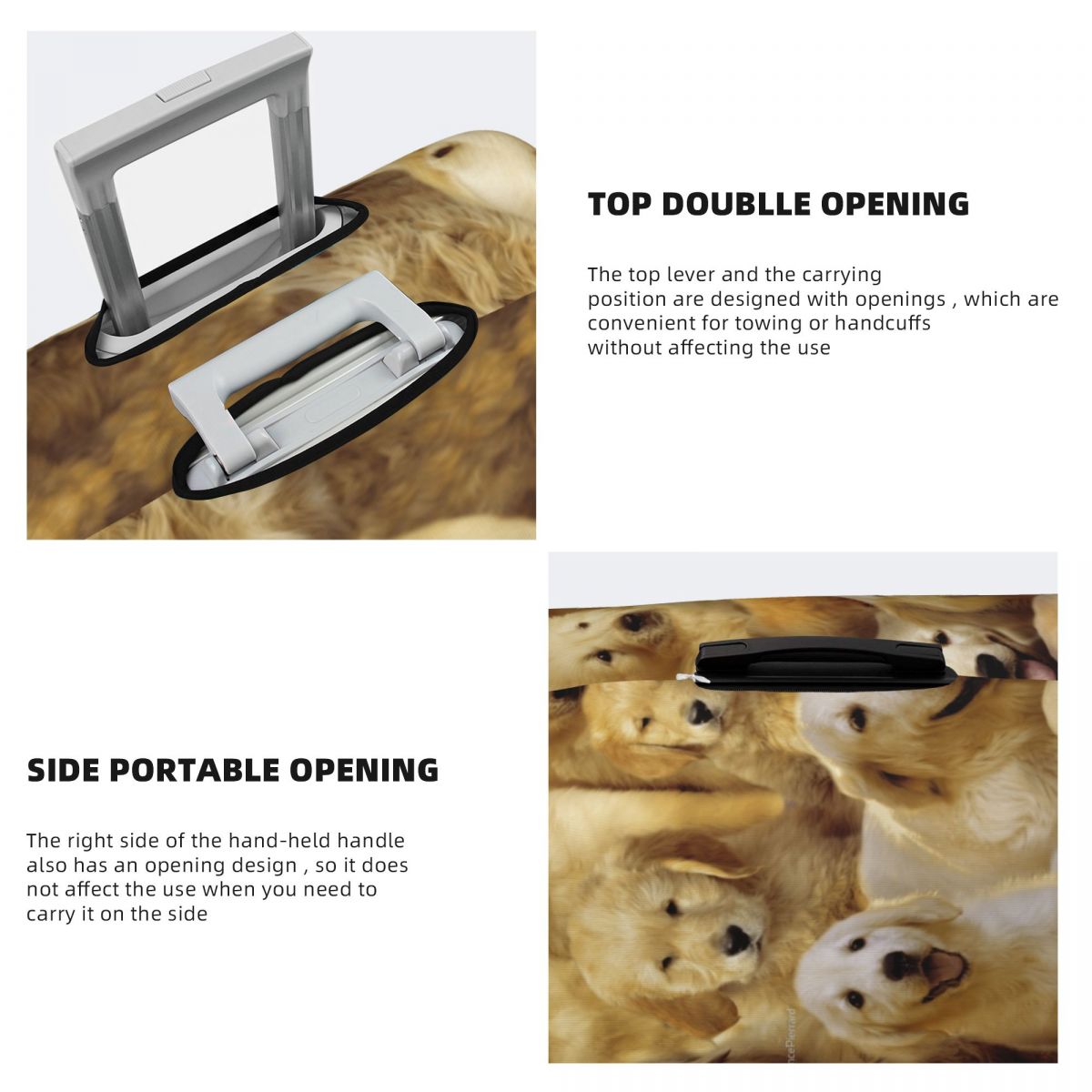 Copri valigia per cani dorati  - Travel Accessories To 3D Print recensione e prezzo