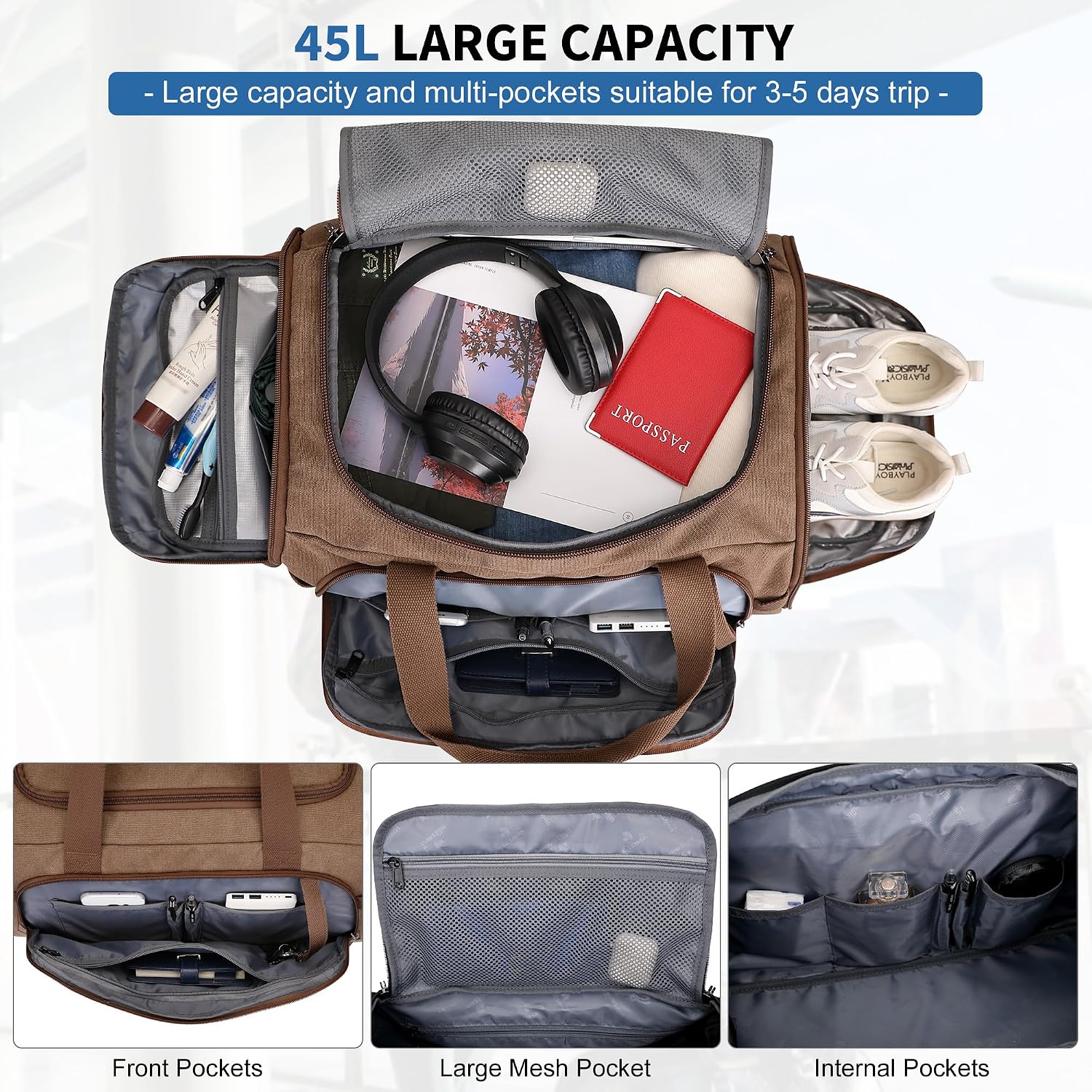 Borsa da Viaggio in Tela per U - Shoe Bag Travel recensione e prezzo
