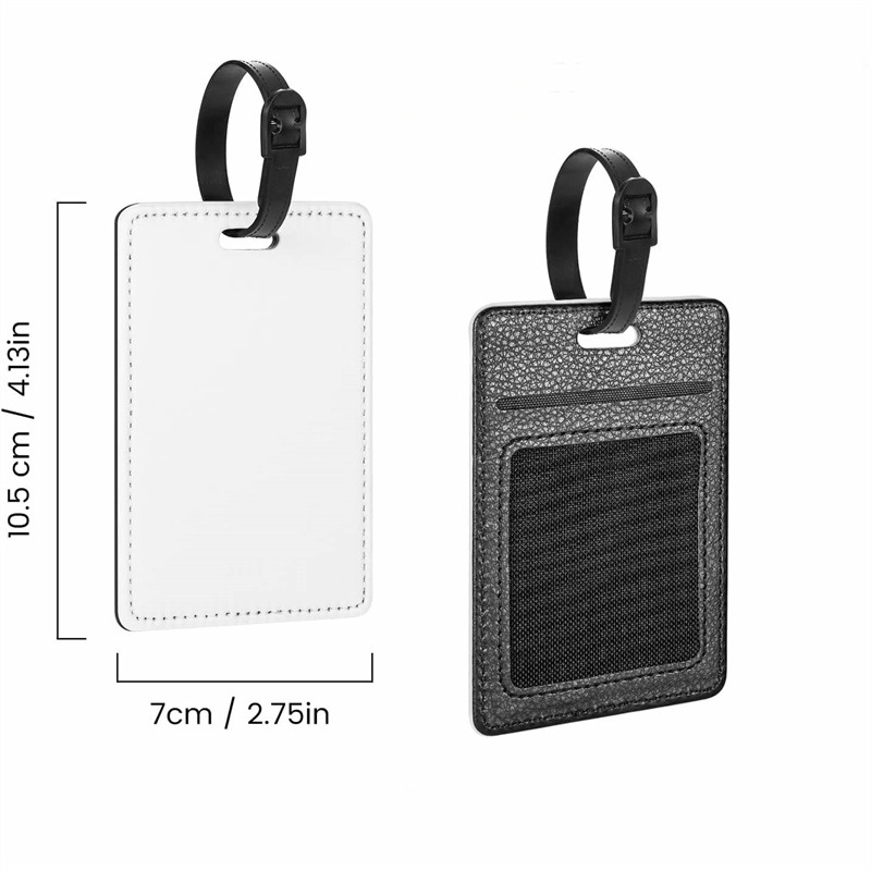 Immagine personalizzata Etiche - Luggage Tag Leather recensione e prezzo
