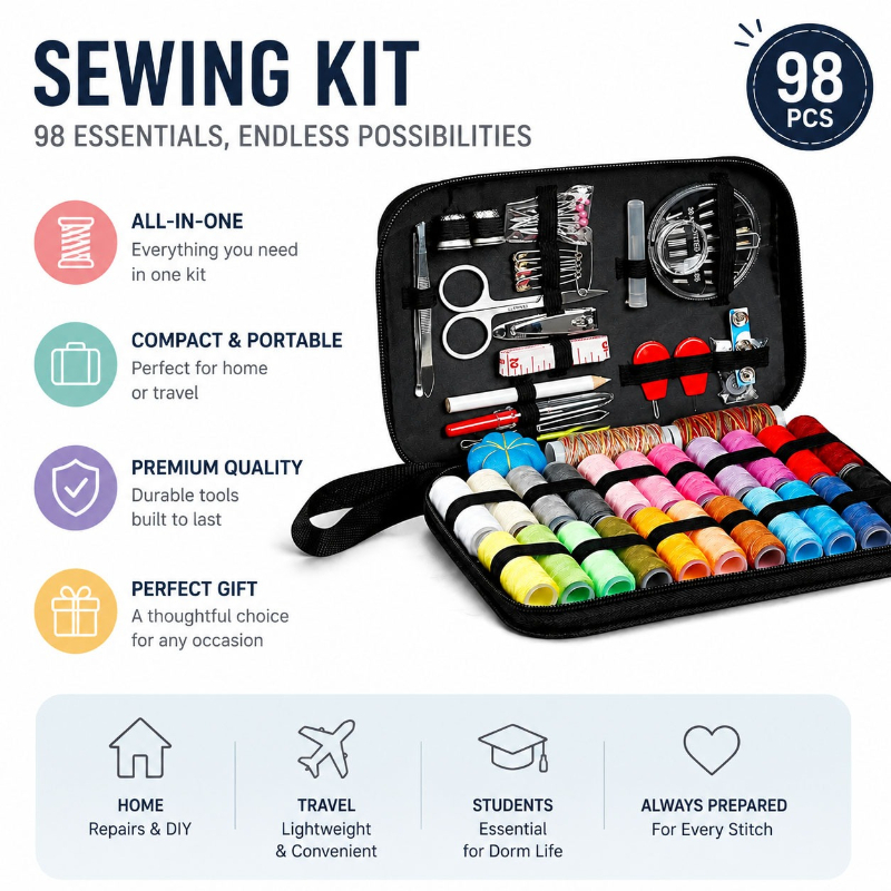 Set di Accessori per Cucito 68 - Travel Accessories Essentials recensione e prezzo