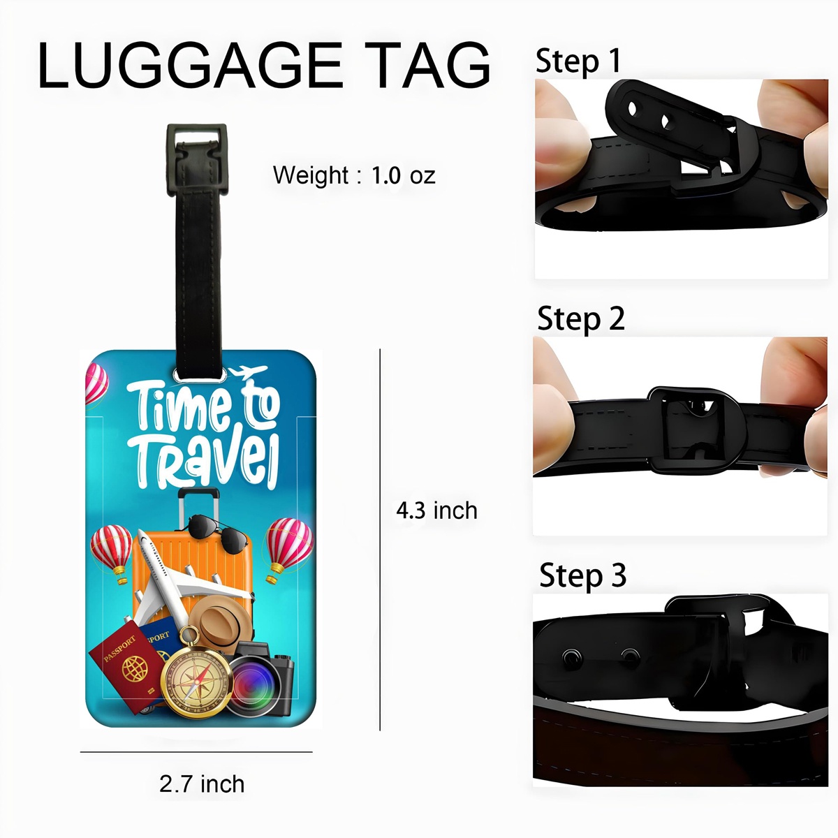 Etichetta per Bagagli da Viagg - Luggage Tag Leather recensione e prezzo