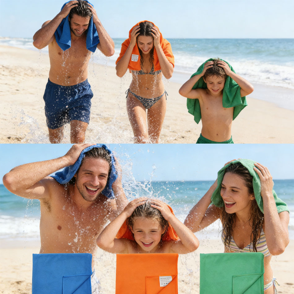 Asciugamano da spiaggia in mic - Travel Towel Quick Dry recensione e prezzo