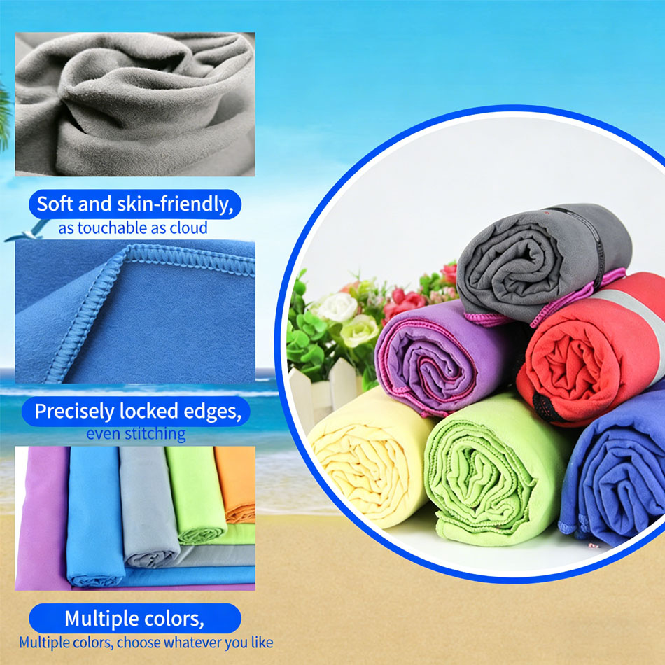 Asciugamano da spiaggia in mic - Travel Towel Quick Dry recensione e prezzo